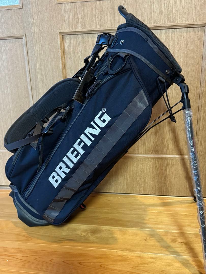 ブリーフィングゴルフ ネイビー別注限定モデル キャディバッグ ワンショルダー