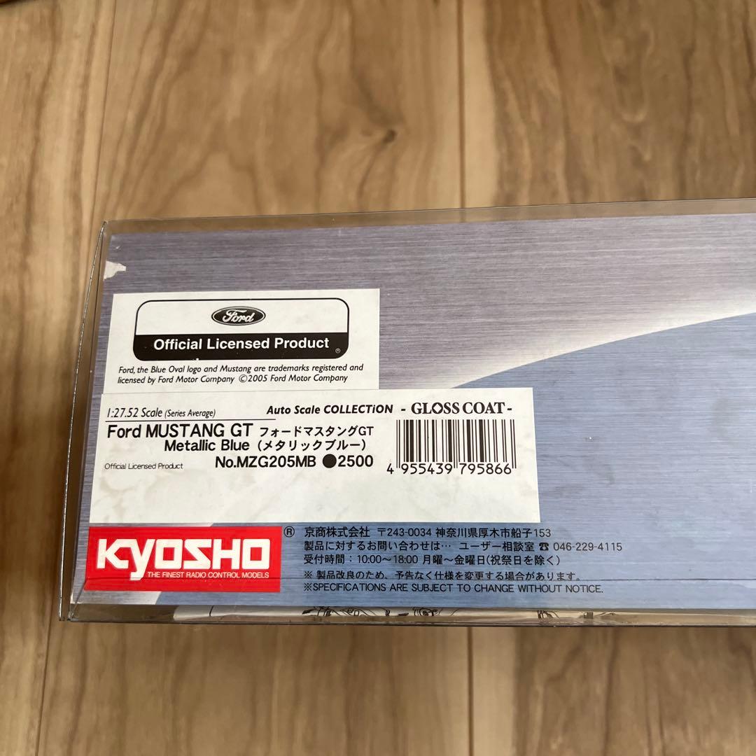 未開封　京商ミニッツ フォードマスタングGT メタリックブルー