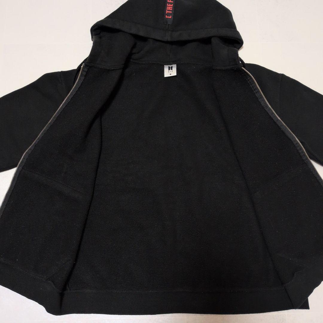 【極美品】BTS 公式 パーカー THE FINAL ジップ 黒 ツアーグッズ