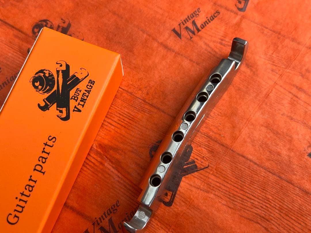 ヒスコレ レスポール用 ビンテージマニアックス アルミテールピース エイジド