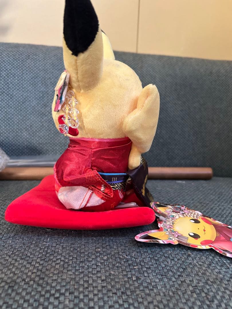 舞妓はんピカチュウ 和服 ぬいぐるみ