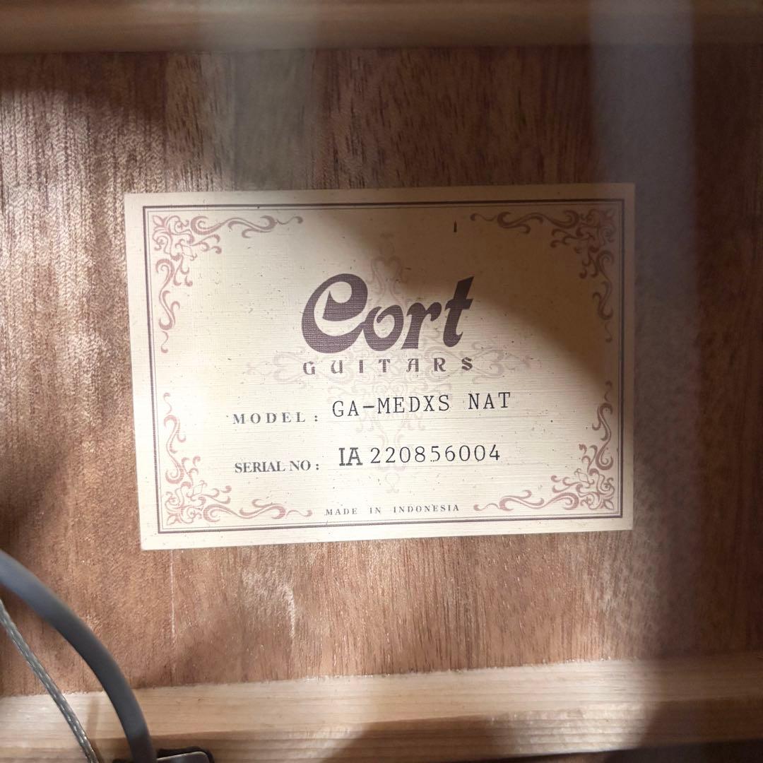 【美品】Cort GA-MEDXS エレアコ NAT アコースティックギター