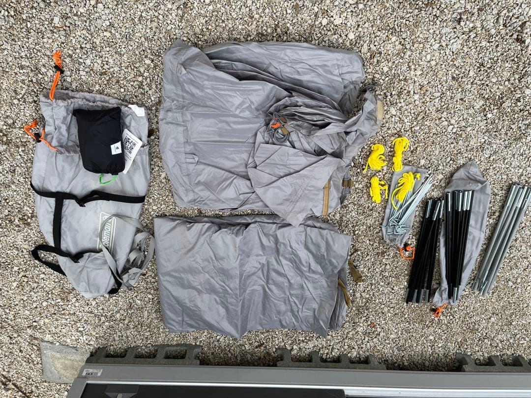 コールマン　ツーリングドームst アッシュカラー　フロアマット付