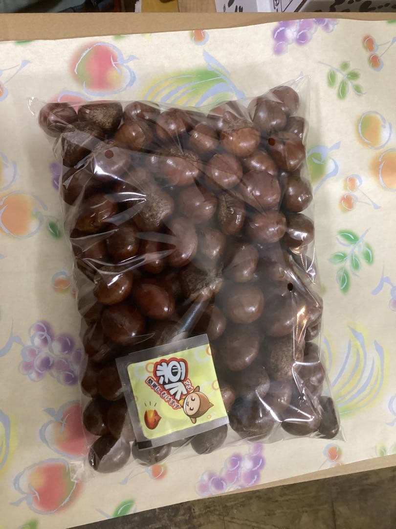 【Ｍ】　ビックサイズ‼️焼きたて‼️天津甘栗5キロ入り