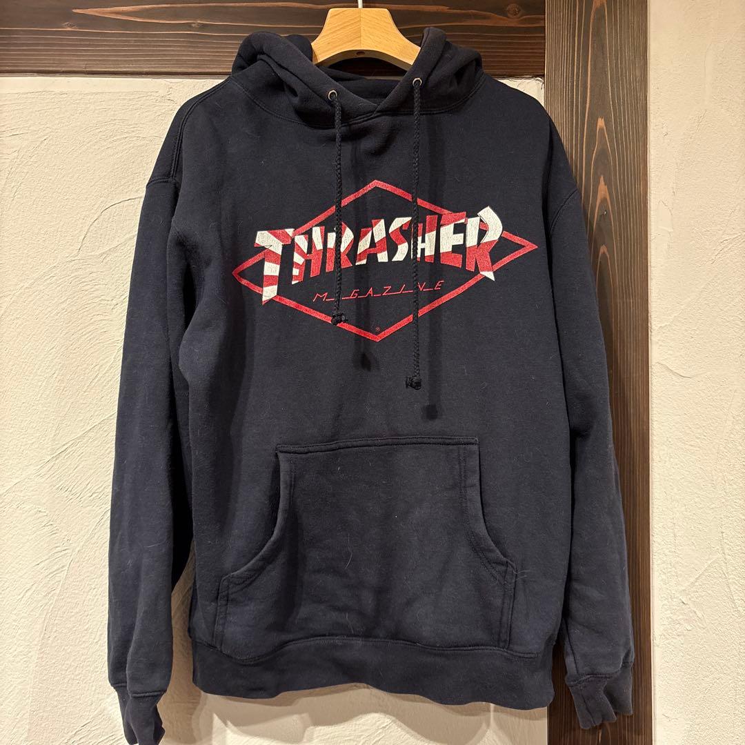 THRASHER JACKSON MATISSE パーカー　ネイビー
