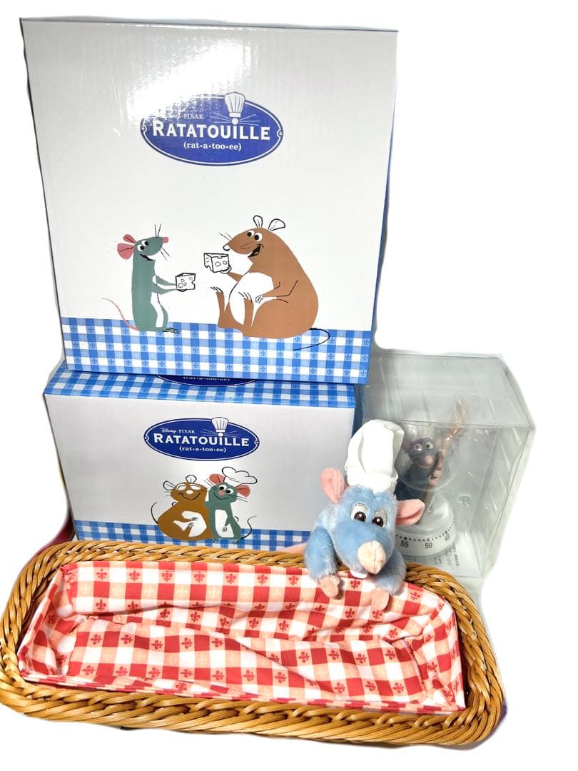 レミー タイマー プレート 皿　カトラリー　ディズニー＆ピクサー 4点セット