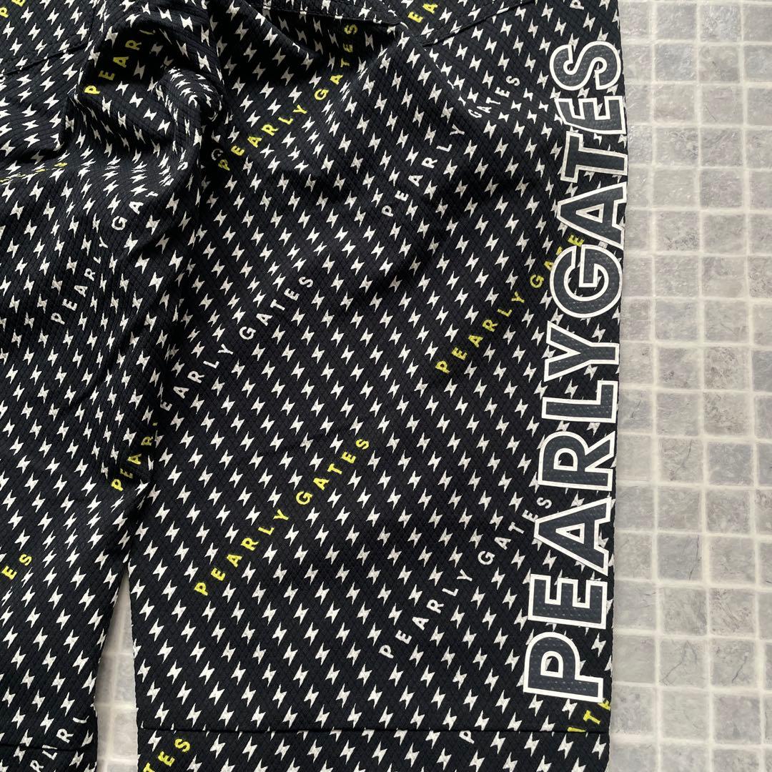 PEARLY GATES パーリーゲイツ　ジョガーパンツカミナリ柄　ネイビー　0