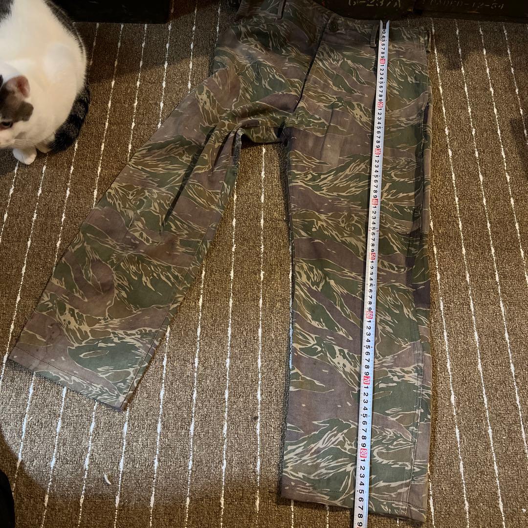 60S 鬼フェード　実物　タイガーストライプ　タイガーカモ　ベトナム戦