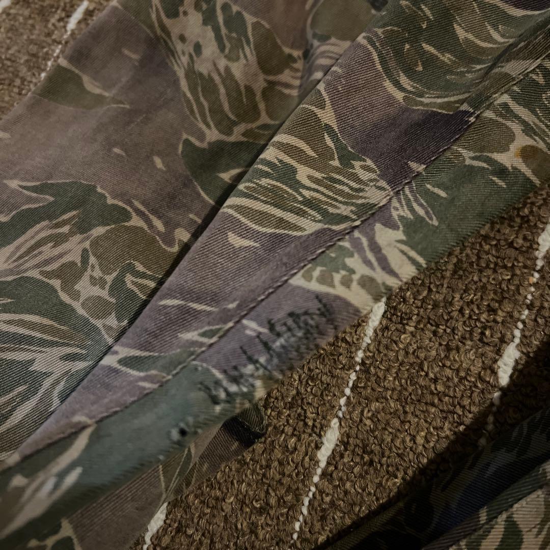 60S 鬼フェード　実物　タイガーストライプ　タイガーカモ　ベトナム戦