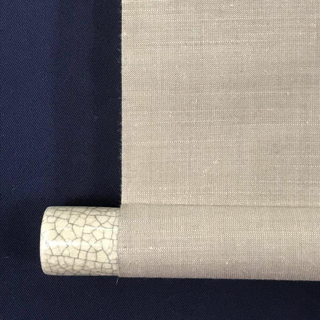 真作/内田逸郎/牡丹図/横物/掛軸☆宝船☆AB-537