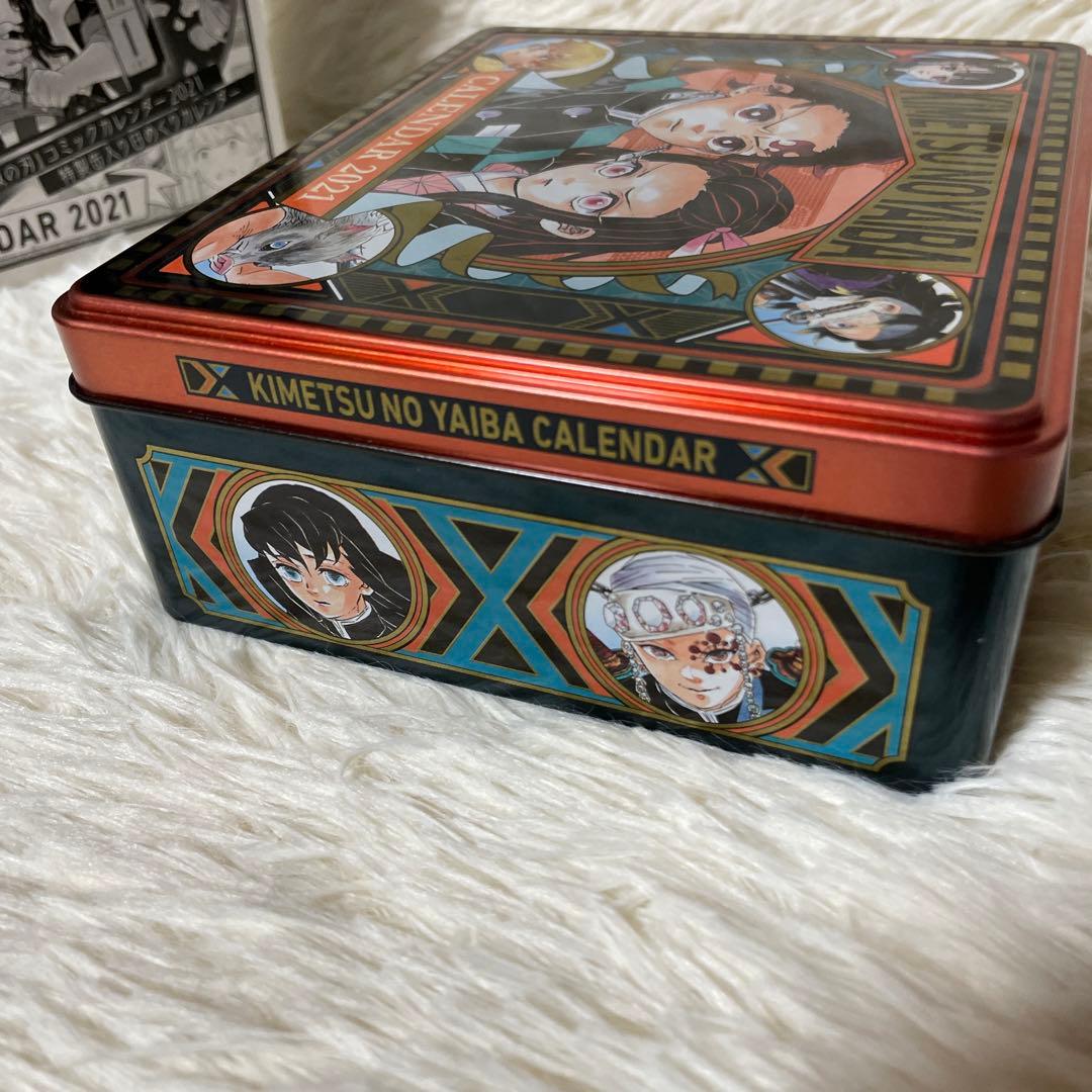 鬼滅の刃 コミックカレンダー 特製缶入り日めくりカレンダー 2021