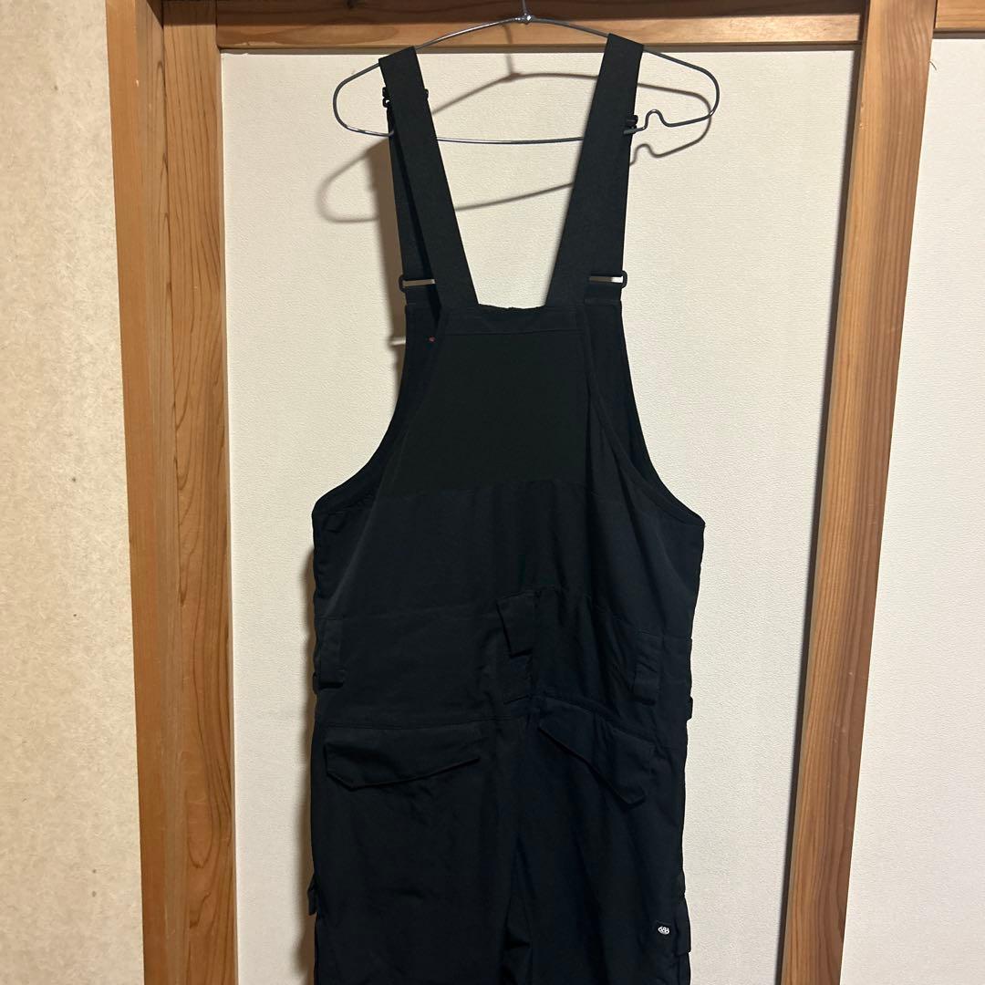 686 スノーボードウェア　ビブパンツ　サイズＬ ブラック　メンズ
