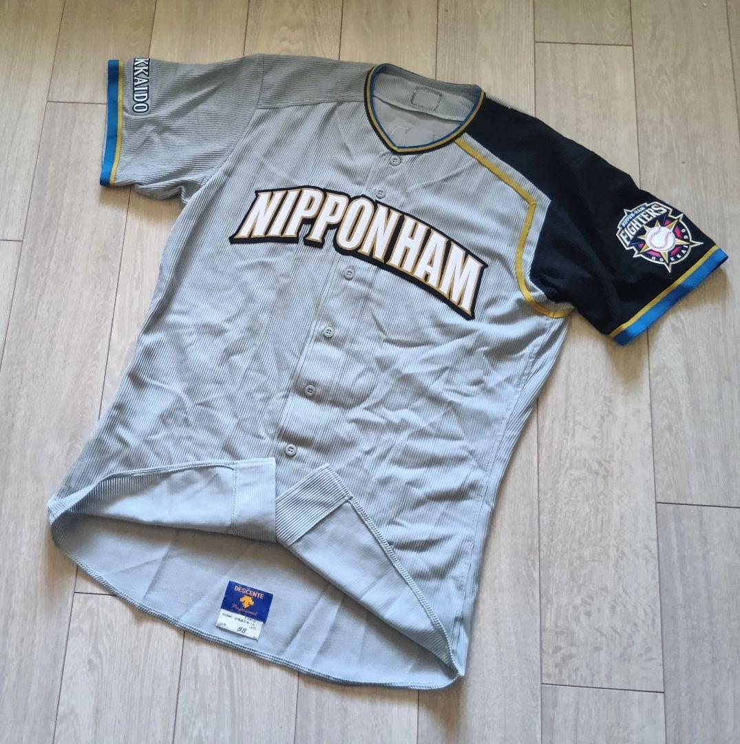 【実使用　サイン　証明付】日本ハム　ヒルマン　ユニフォーム　デサント　本人サイズ