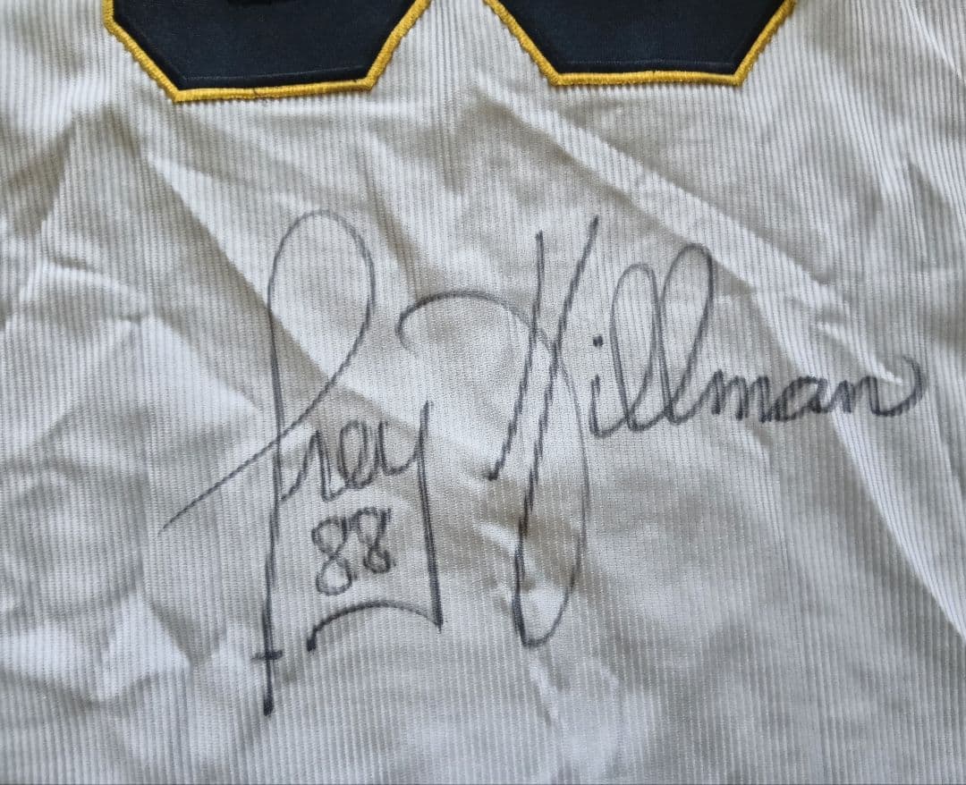 【実使用　サイン　証明付】日本ハム　ヒルマン　ユニフォーム　デサント　本人サイズ