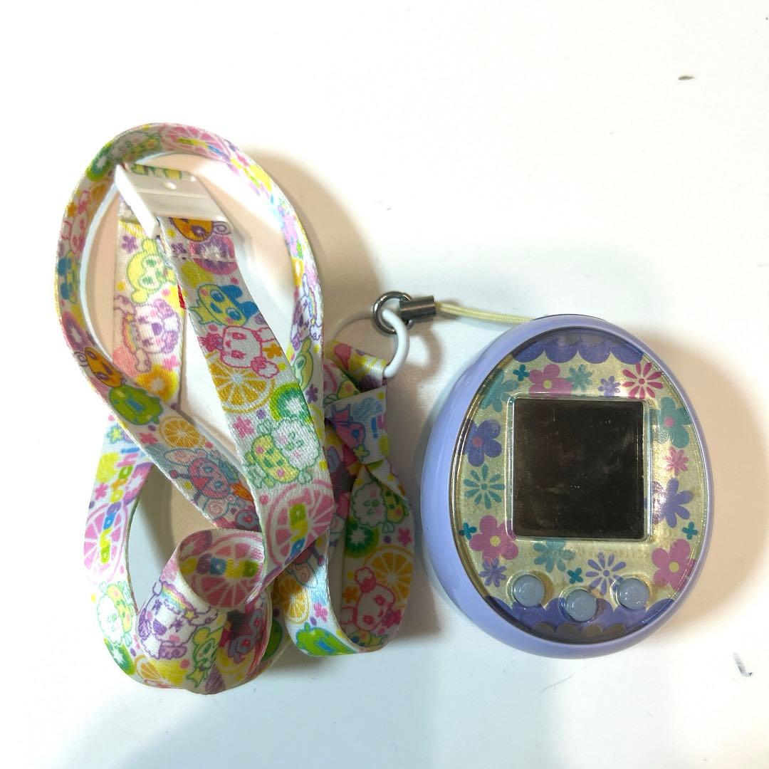 たまごっちみーつ　パステル　ラベンダー 花柄　パープル