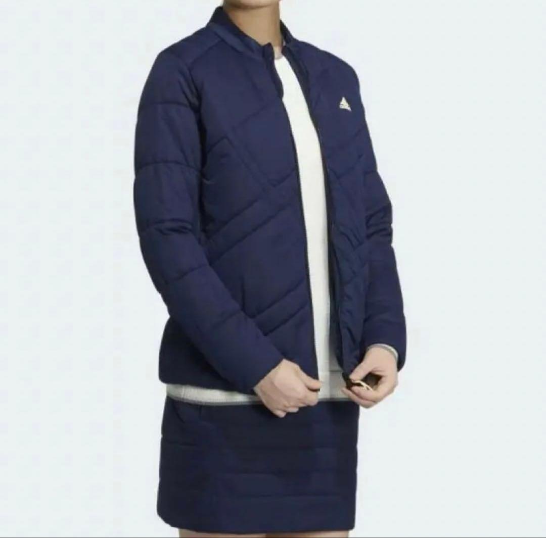 adidas レディースジャケット M ネイビー
