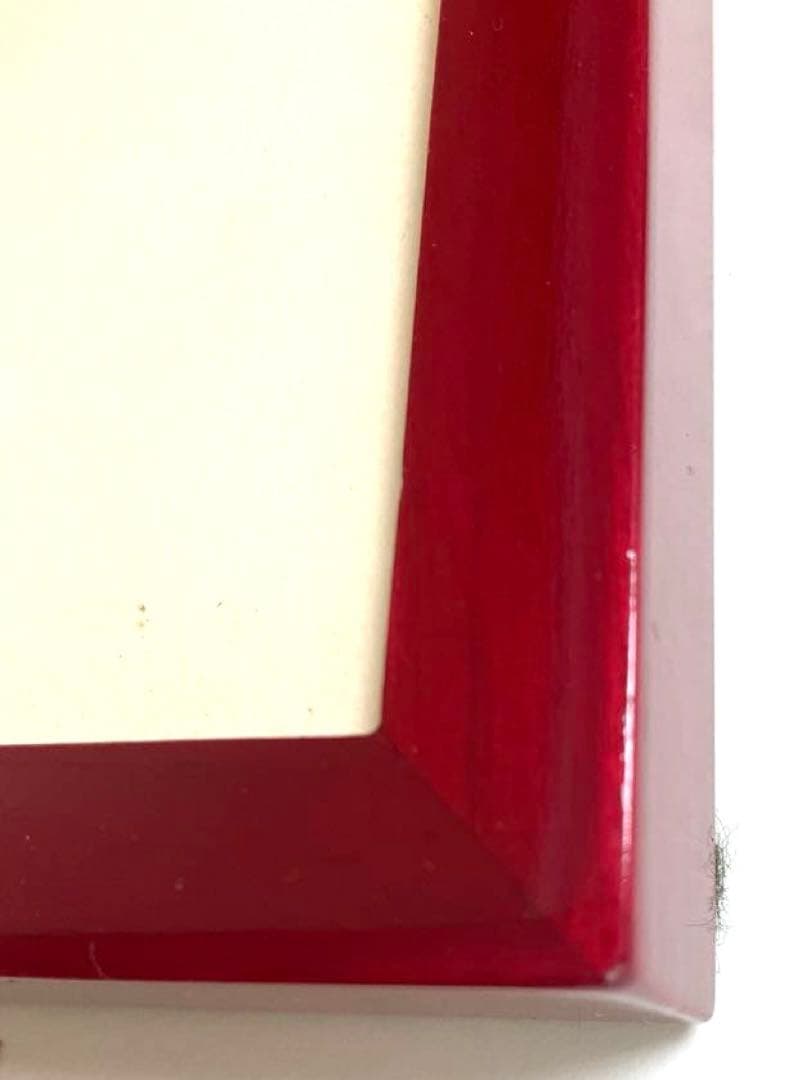 未使用美品　剪紙　中国伝統工芸品　切り絵細工　イタリア製高級額縁