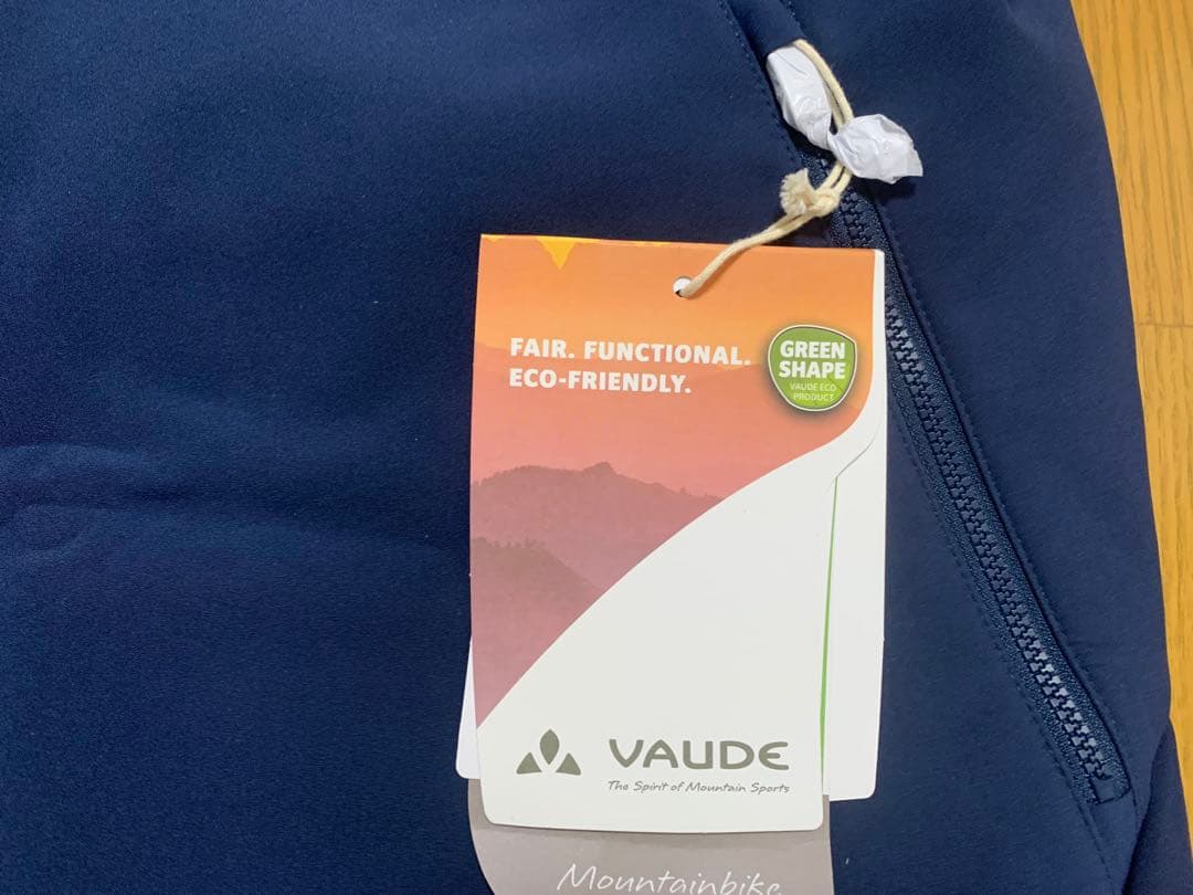 VAUDE QIMSA 防風・防水 ソフトシェルサイクルジャケット M フード