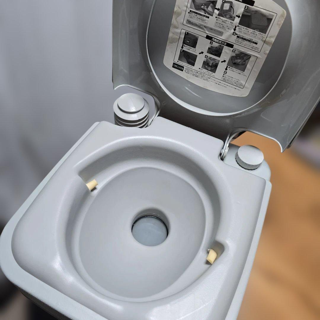新品 未使用 災害時 車等の水洗ポータブルトイレ