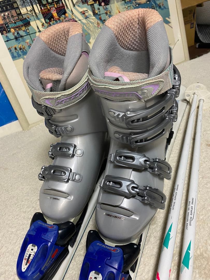 ニシザワスキーXRAY FUN SHORT 127cm ブーツ 23cmセット