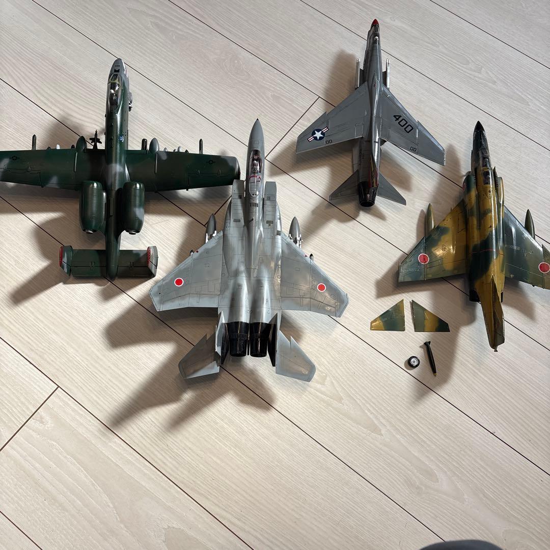 ※ジャンク品です　タミヤ　ハセガワ　1/48 完成品　破損や部品無しあり