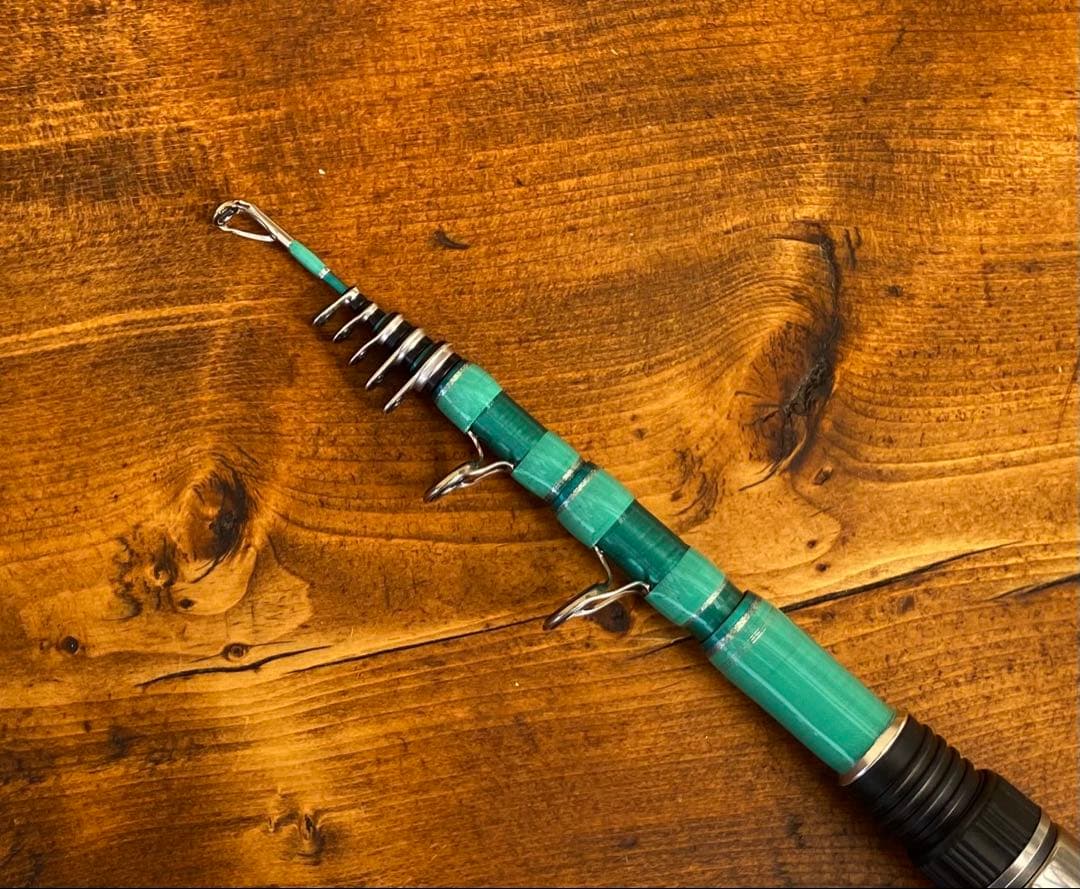 ハンドメイドロッド　6ft テレスコロッド　ベイトロッド　Fujiガイド　180