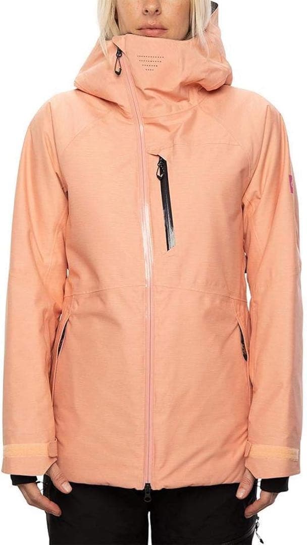 686 スキーウェア　スノボウェア　レディース　上下セット　ピンク　オレンジ