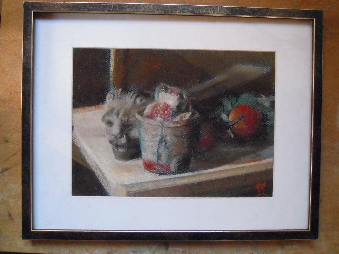 静物ライオンの肘掛