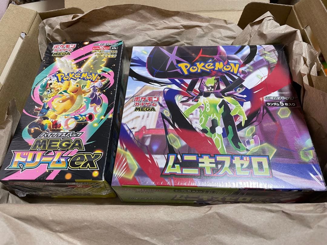 ポケモンカード　ムニキスゼロとメガドリームexセット　シュリンク付き