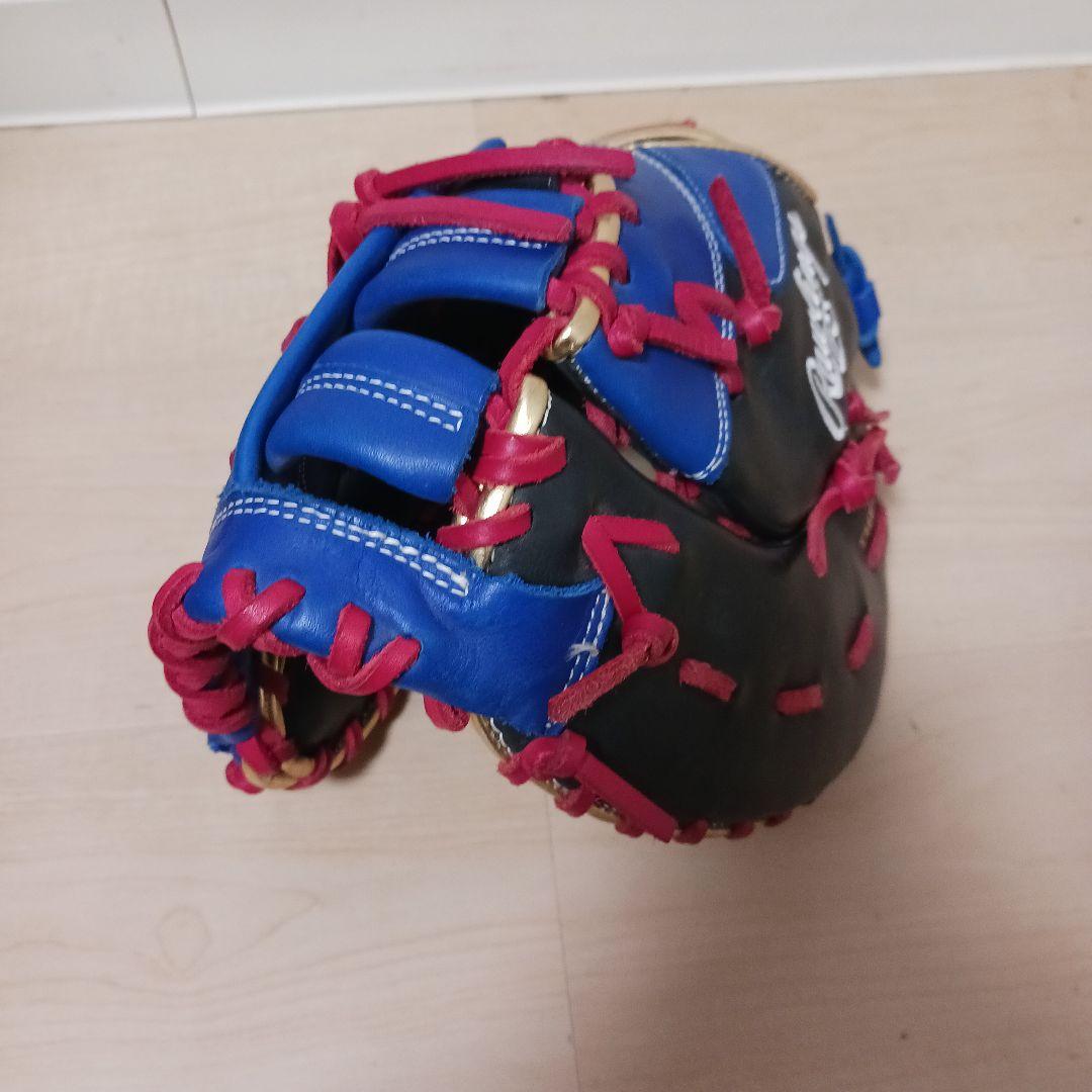 野球!!!ローリングス 軟式 ファーストミット ブラックロイヤル