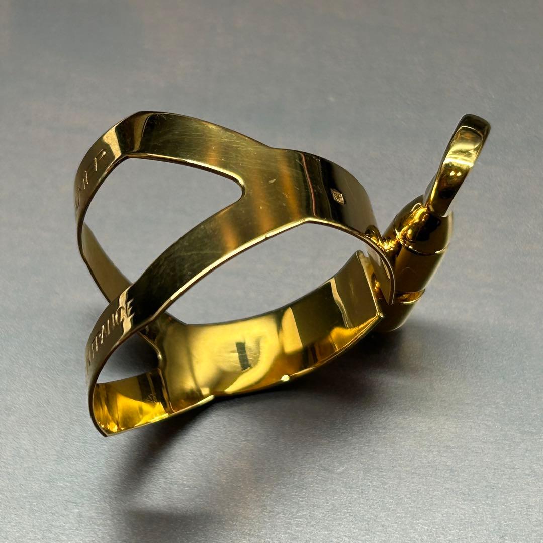 SELMER アルトサックスリガチャー 金メッキ 中古美品