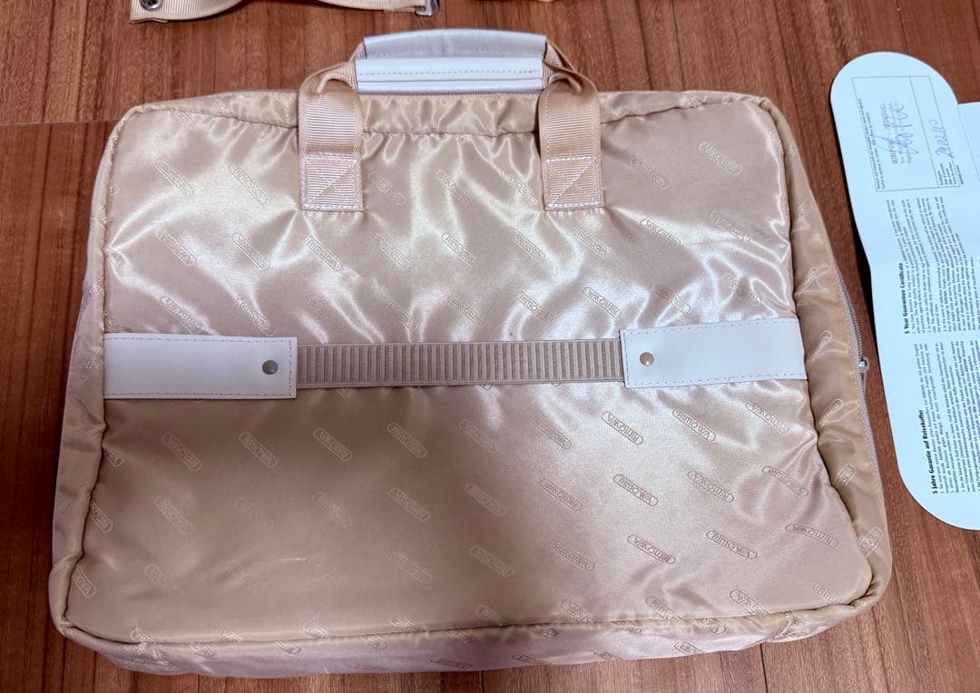 保証書付きRIMOWA リモワ　インナーPCバッグ　ベージュ