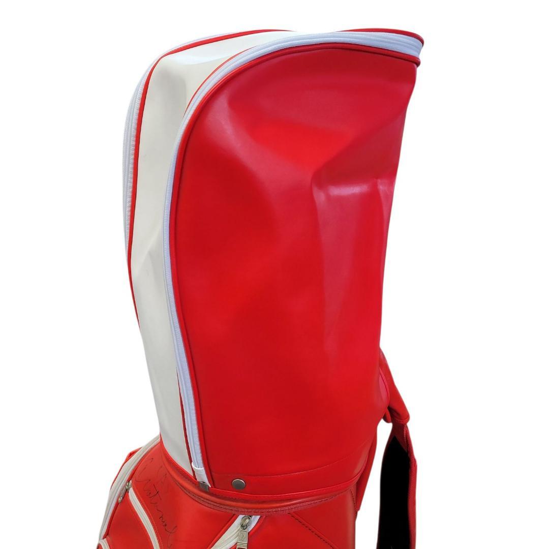 【極希少】one putt キャディーバッグ プロモデル 革 ゴルフバッグ