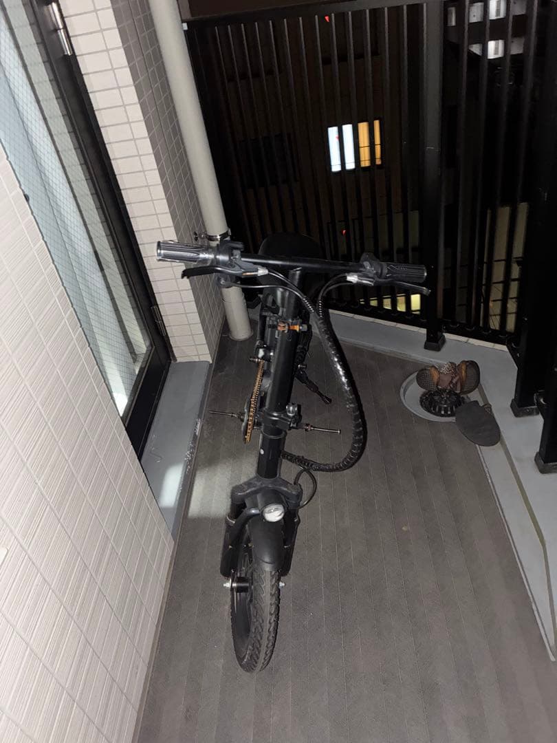 モペット黒 前方LEDライト