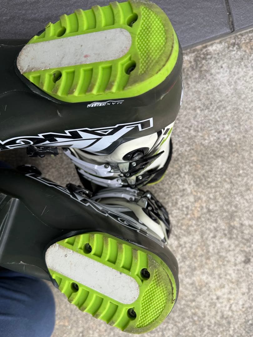 LANGE ラング スキーブーツ　 RX120ブラック/グリーン 25.5cm