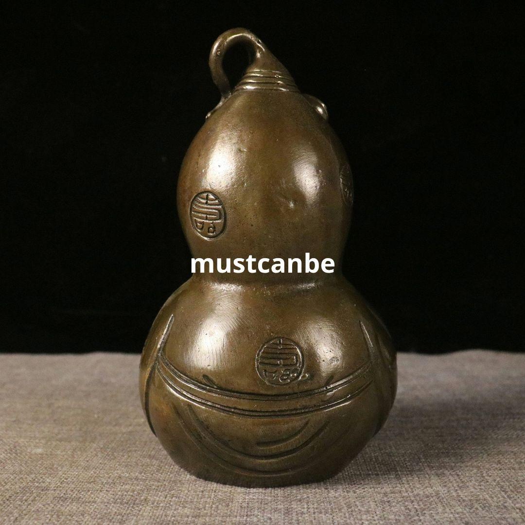 瓢簞 寿星瓢簞 応接間 玄関 寿を祝う贈り物 招き入れ福を招く銅製品 工芸品置物