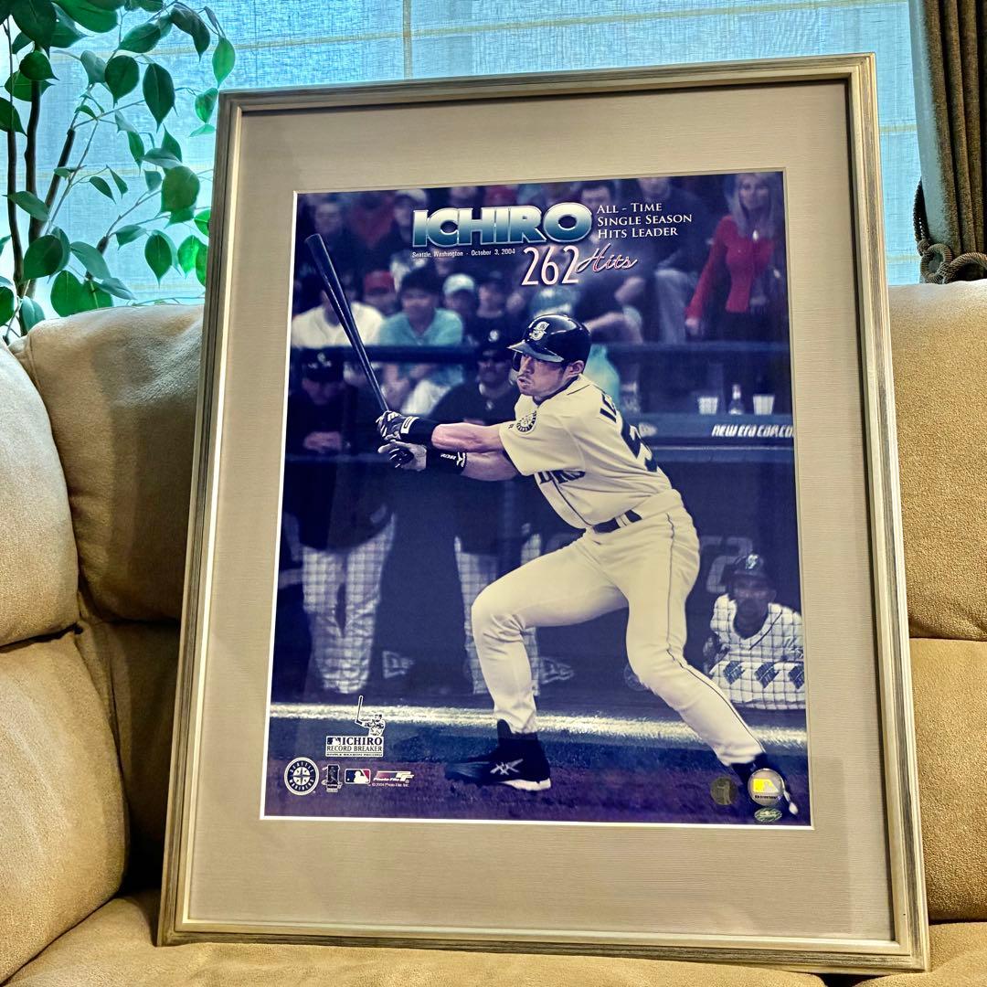 イチロー選手の記念フォト（額付き）