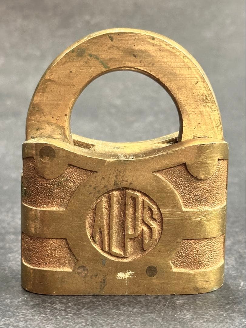 【⭐️稀少❣️早い者勝ち⭐️】ALPS社製　ヴィンテージ　南京錠　パドロック