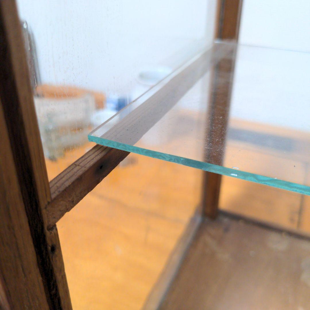 昭和レトロ　アンティーク　コレクションケース　ディスプレイケース　ガラスケース