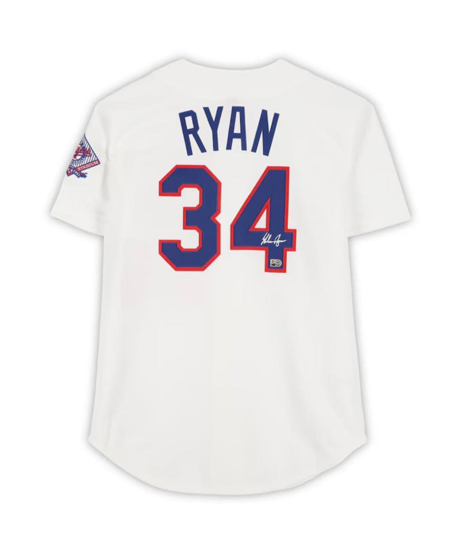 MLB ノーラン・ライアン サインユニホーム Mitchell & Ness