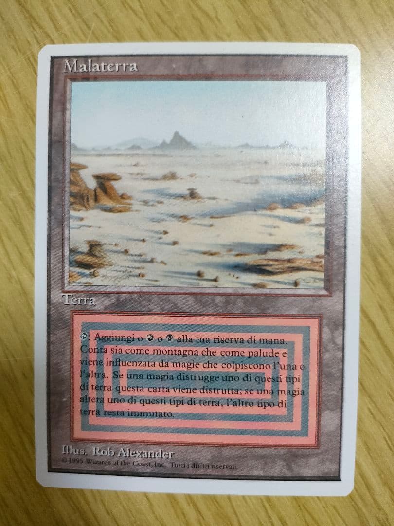 【イタリア語】Malaterra/Badlands　MTGマジックザギャザリング