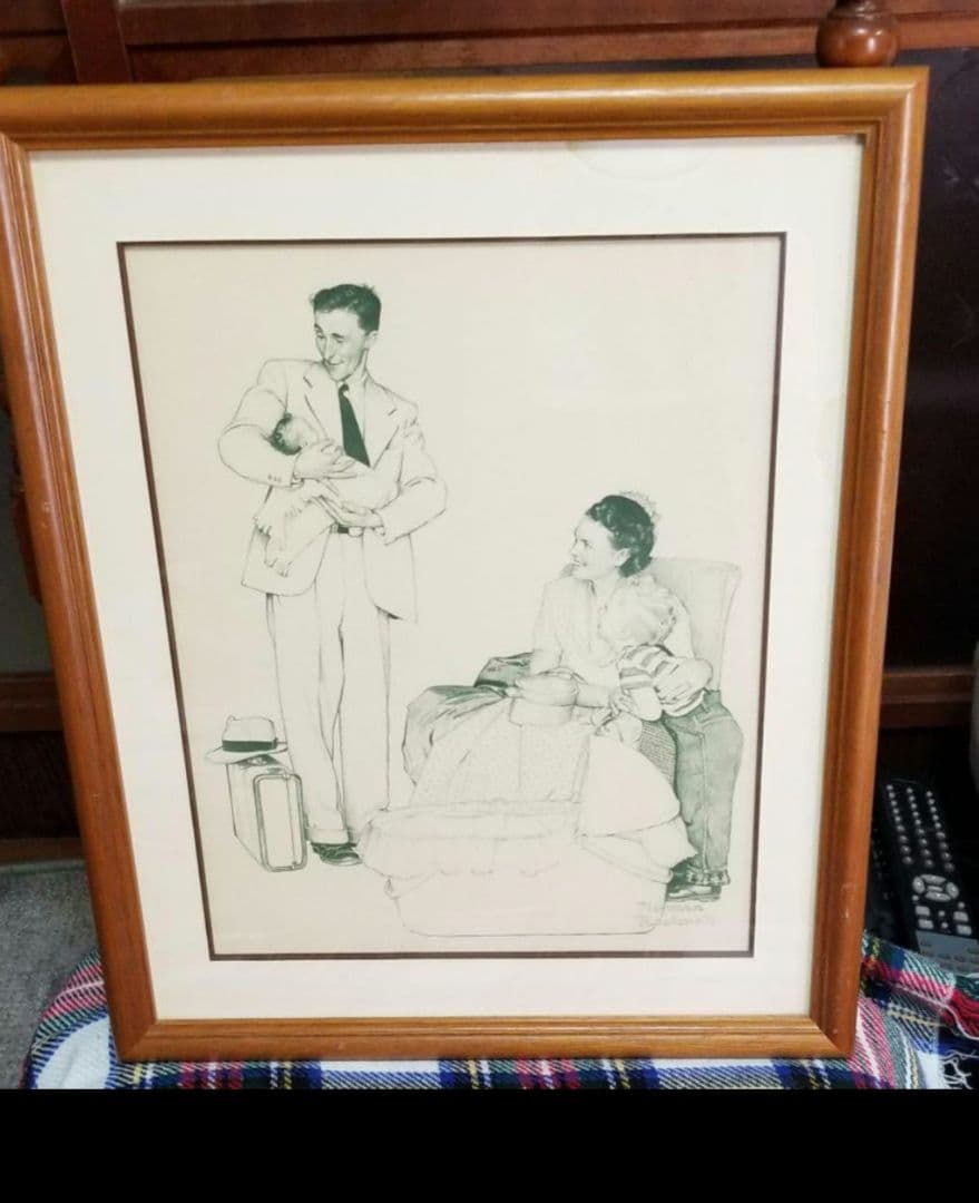 サインはありますが、私には読み取れません、出産祝いにいかがでしょうか