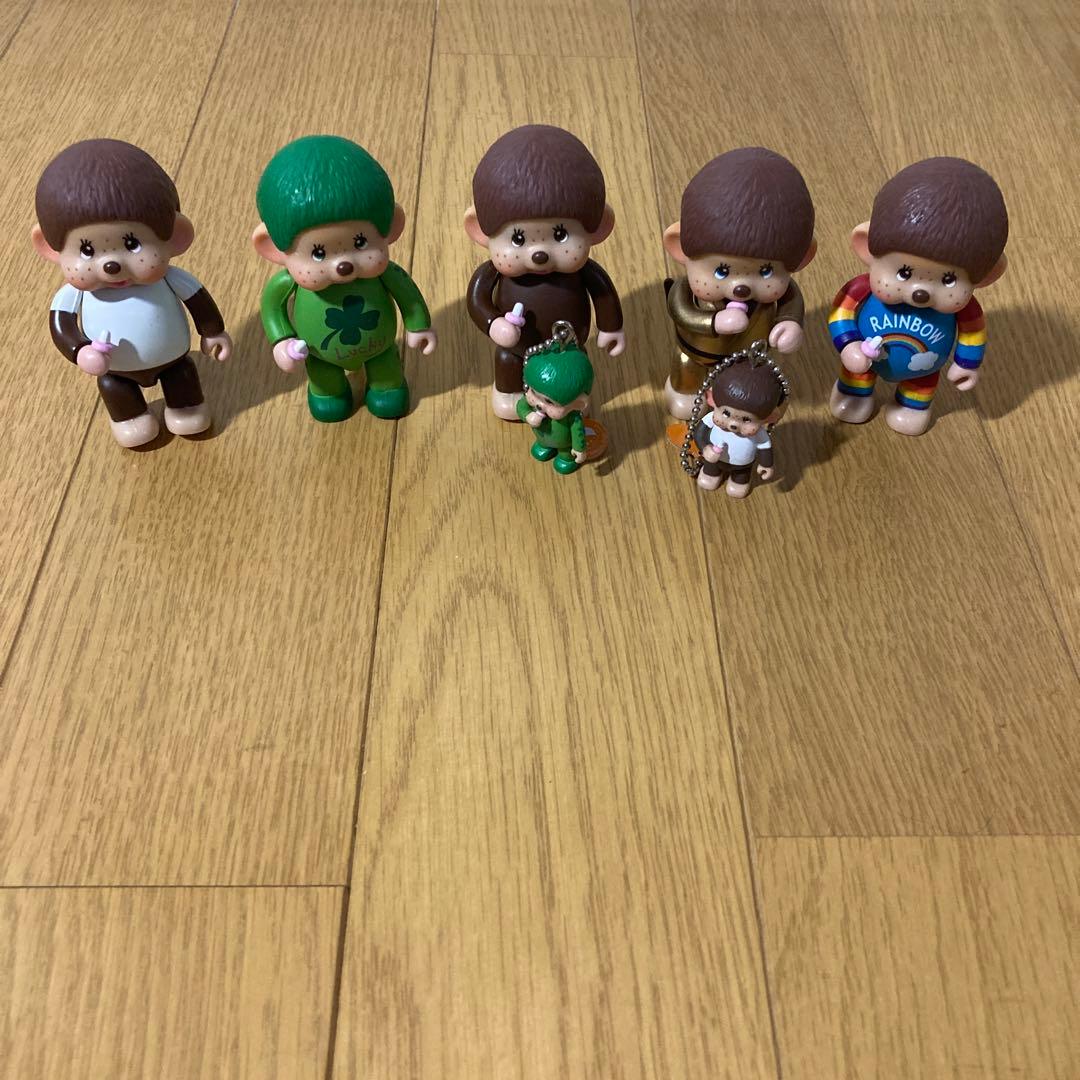 マイクロモンチッチ5体とキーホルダー2体