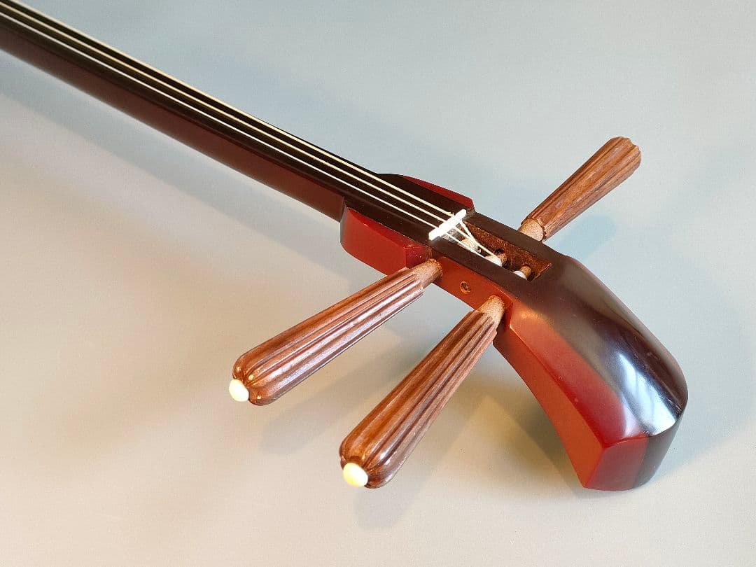 製作五棹のみ ベークライト製三線 名工平良昌則 与那城型 特注品