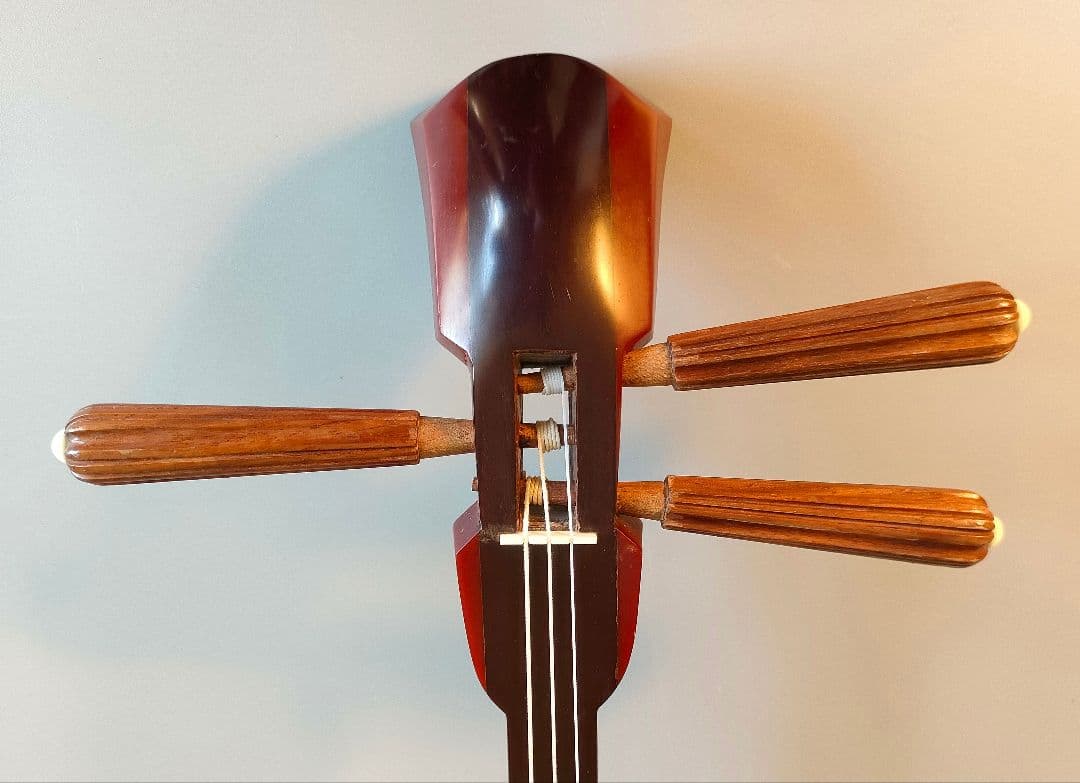 製作五棹のみ ベークライト製三線 名工平良昌則 与那城型 特注品