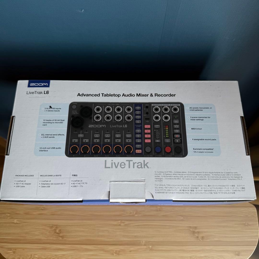 美品✨ZOOM LiveTrak L6 32bit対応ミキサー