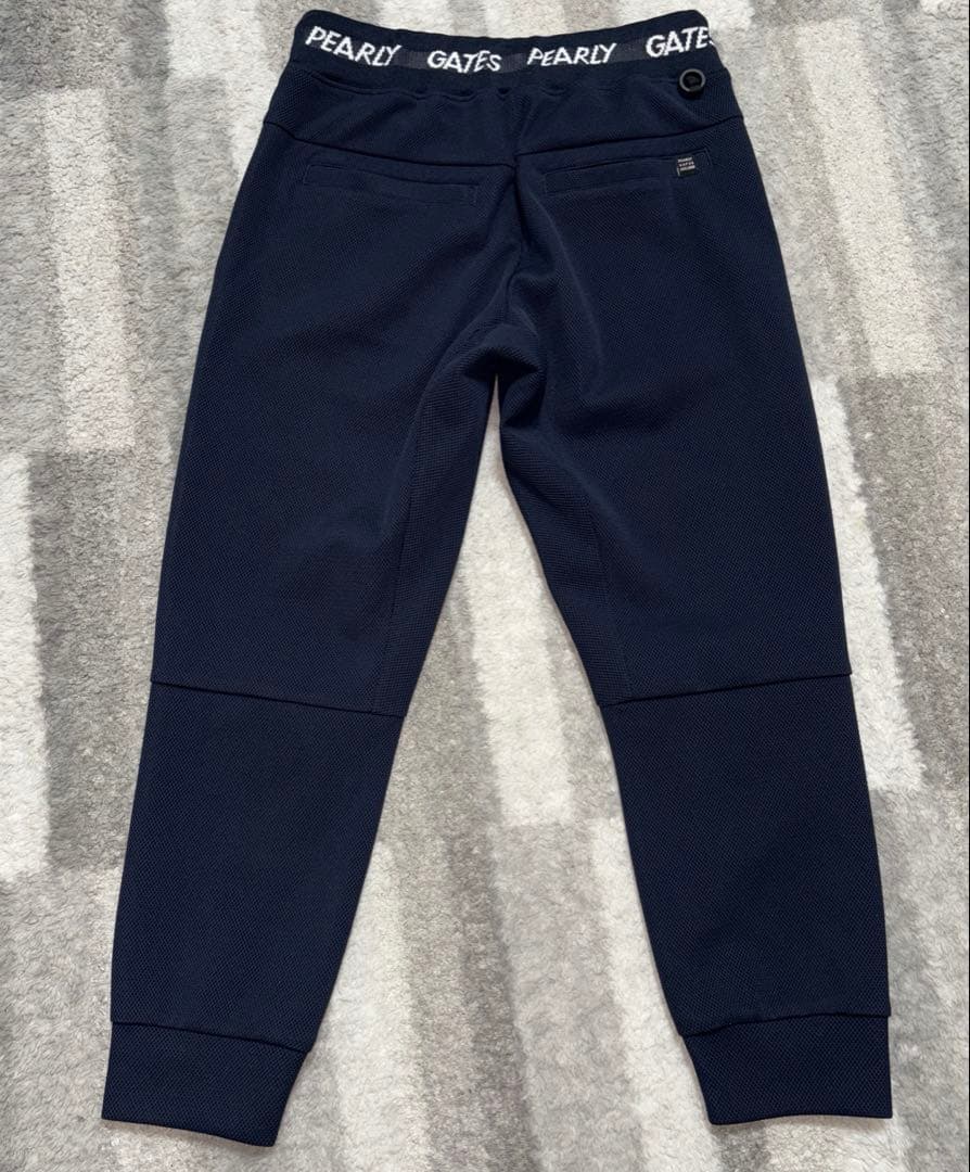 パーリーゲイツ ジョガーパンツ　ゴルフパンツ1(M) レディース　ネイビー系