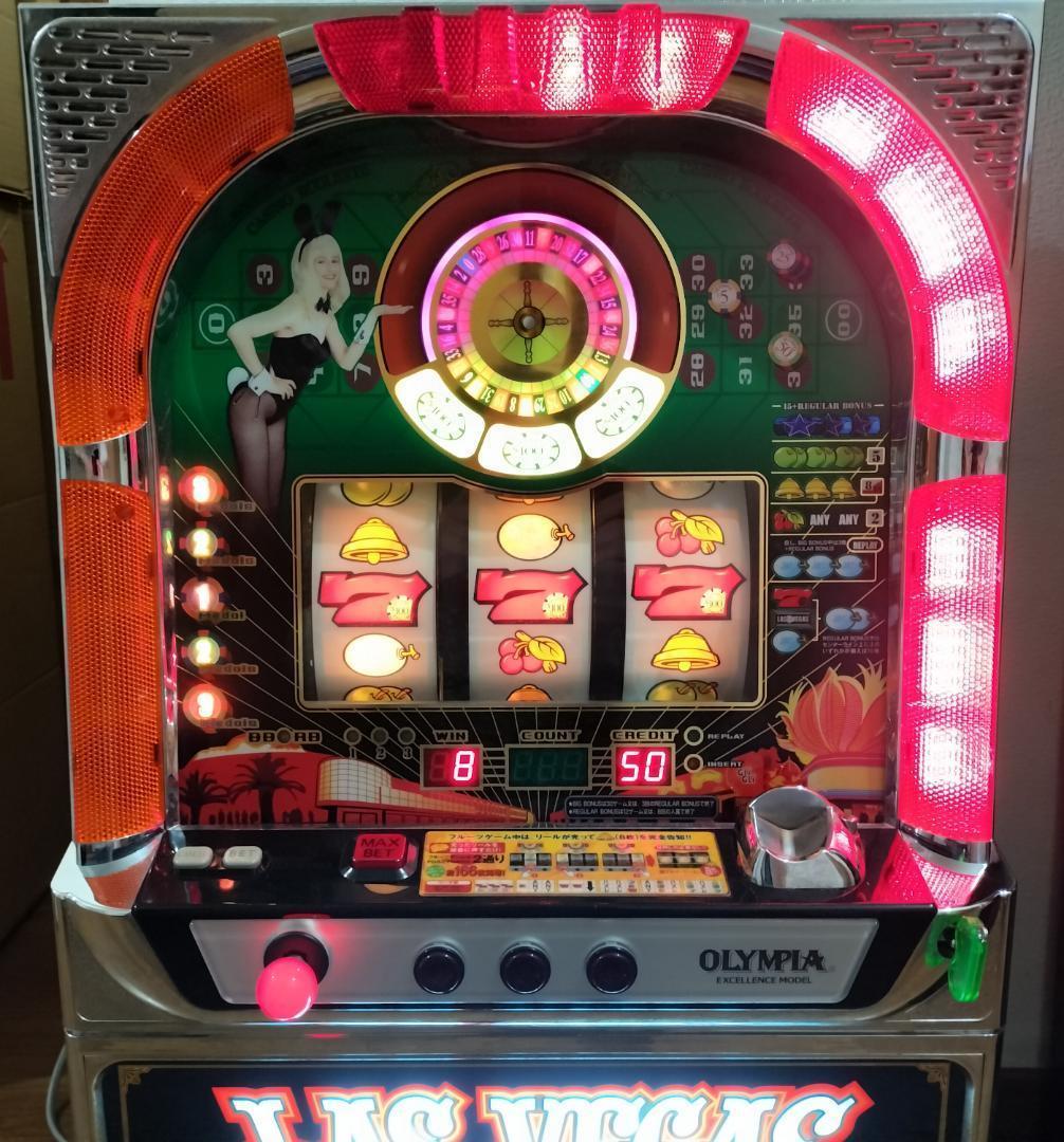 【パチスロ実機】オリンピア★ラスベガス【フルオートプレイ付不要機付】４号機