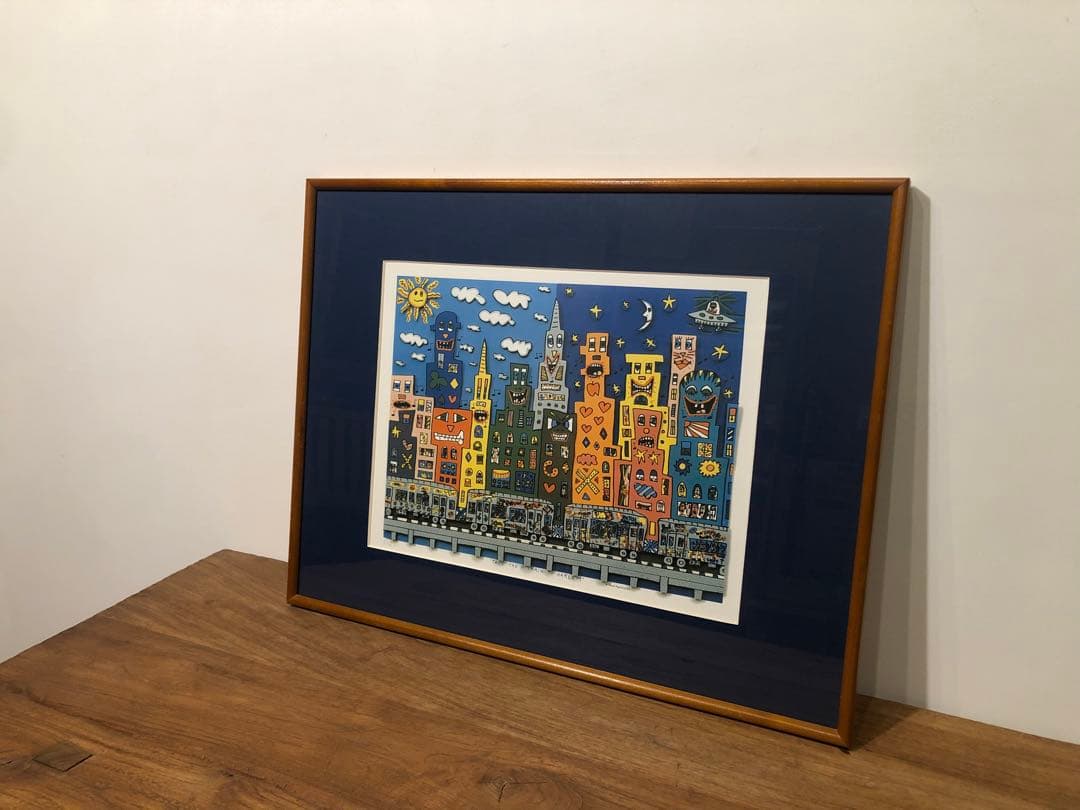 james rizzi ジェームス リジィ 額装ポスター ①