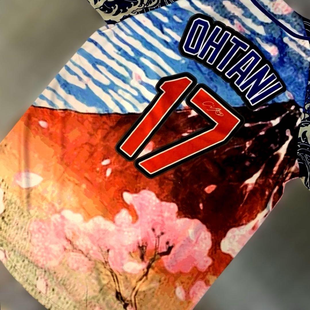大谷翔平　signature　桜吹雪ユニフォーム　ジャパニーズヘリテージナイトⅡ